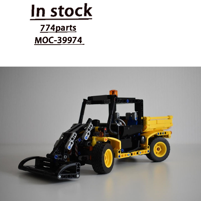 Urban Farming Model - MOC-39974 Trator Agrícola Urbano com Reboque,