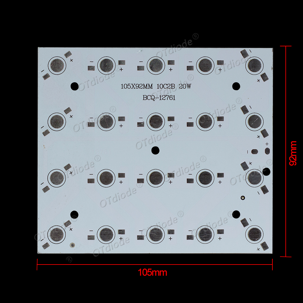 1w 3w 5w 20 50 60 led placa pc - Flood Tray Table avaliação e preço