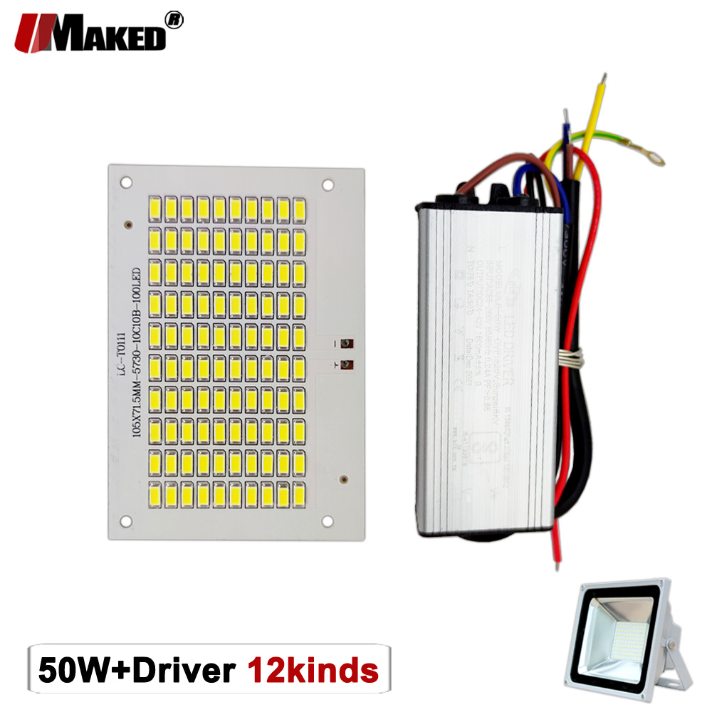 50w led pcb + kits de placa de - Flood Tray Table avaliação e preço
