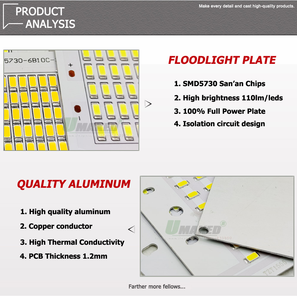 50w led pcb + kits de placa de - Flood Tray Table avaliação e preço